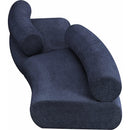 Manufacturer Color_Navy -- Bale 108" Navy Chenille Fabric Upholstered 2 pc Modular Sectional IMAGE 6