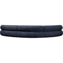  Manufacturer Color_Navy -- Bale 152" Navy Chenille Fabric Upholstered 3 pc Modular Sectional IMAGE 3
