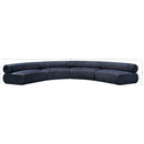  Manufacturer Color_Navy -- Bale 183" Navy Chenille Fabric Upholstered 4 pc Modular Sectional IMAGE 11