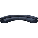  Manufacturer Color_Navy -- Bale 183" Navy Chenille Fabric Upholstered 4 pc Modular Sectional IMAGE 5