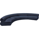  Manufacturer Color_Navy -- Bale 183" Navy Chenille Fabric Upholstered 4 pc Modular Sectional IMAGE 6