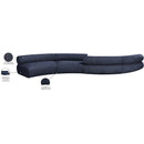  Manufacturer Color_Navy -- Bale 202" Navy Chenille Fabric Upholstered 4 pc Modular Sectional IMAGE 10