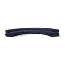  Manufacturer Color_Navy -- Bale 202" Navy Chenille Fabric Upholstered 5 pc Modular Sectional IMAGE 1