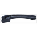  Manufacturer Color_Navy -- Bale 202" Navy Chenille Fabric Upholstered 6 pc Modular Sectional IMAGE 11