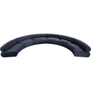  Manufacturer Color_Navy -- Bale 202" Navy Chenille Fabric Upholstered 6 pc Modular Sectional IMAGE 5