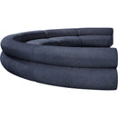  Manufacturer Color_Navy -- Bale 202" Navy Chenille Fabric Upholstered 6 pc Modular Sectional IMAGE 7