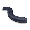  Manufacturer Color_Navy -- Bale 280" Navy Chenille Fabric Upholstered 6 pc Modular Sectional IMAGE 1