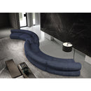  Manufacturer Color_Navy -- Bale 280" Navy Chenille Fabric Upholstered 6 pc Modular Sectional IMAGE 2