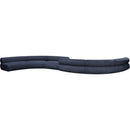  Manufacturer Color_Navy -- Bale 280" Navy Chenille Fabric Upholstered 6 pc Modular Sectional IMAGE 3
