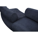  Manufacturer Color_Navy -- Bale 280" Navy Chenille Fabric Upholstered 6 pc Modular Sectional IMAGE 8