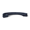 Meridian Bale Navy Chenille Fabric Modular Sofa IMAGE 1