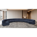  Manufacturer Color_Navy -- Bale 202" Navy Chenille Fabric Upholstered 7 pc Modular Sectional IMAGE 2