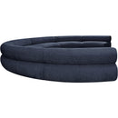  Manufacturer Color_Navy -- Bale 202" Navy Chenille Fabric Upholstered 7 pc Modular Sectional IMAGE 7