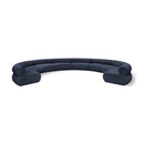 Meridian Bale Navy Chenille Fabric Modular Sofa IMAGE 1