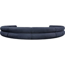  Manufacturer Color_Navy -- Bale 202" Navy Chenille Fabric Upholstered 8 pc Modular Sectional IMAGE 3