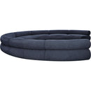  Manufacturer Color_Navy -- Bale 202" Navy Chenille Fabric Upholstered 8 pc Modular Sectional IMAGE 7