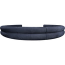  Manufacturer Color_Navy -- Bale 202" Navy Chenille Fabric Upholstered 9 pc Modular Sectional IMAGE 3