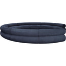  Manufacturer Color_Navy -- Bale 202" Navy Chenille Fabric Upholstered 9 pc Modular Sectional IMAGE 7