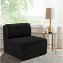  Manufacturer Color_Black -- Meridian Ollie Stationary Fabric Chair IMAGE 2