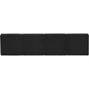  Manufacturer Color_Black -- Meridian Ollie Fabric 4 pc Sectional IMAGE 3