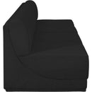  Manufacturer Color_Black -- Meridian Ollie Fabric 4 pc Sectional IMAGE 6