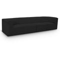  Manufacturer Color_Black -- Meridian Ollie Fabric 4 pc Sectional IMAGE 1