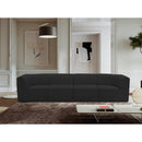  Manufacturer Color_Black -- Meridian Ollie Fabric 4 pc Sectional IMAGE 2