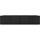  Manufacturer Color_Black -- Meridian Ollie Fabric 4 pc Sectional IMAGE 3