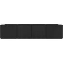 Meridian Ollie Black Boucle Fabric Modular Sofa IMAGE 3