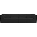  Manufacturer Color_Black -- Meridian Ollie Fabric 4 pc Sectional IMAGE 5