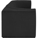  Manufacturer Color_Black -- Meridian Ollie Fabric 4 pc Sectional IMAGE 7