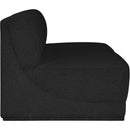  Manufacturer Color_Black -- Meridian Ollie Fabric 2 pc Sectional IMAGE 6