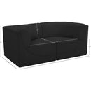 Manufacturer Color_Black -- Meridian Ollie Fabric 2 pc Sectional IMAGE 10