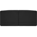 Meridian Ollie Black Boucle Fabric Modular Sofa IMAGE 3