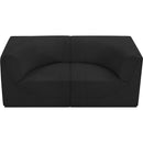 Manufacturer Color_Black -- Meridian Ollie Fabric 2 pc Sectional IMAGE 6