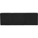  Manufacturer Color_Black -- Meridian Ollie Fabric 3 pc Sectional IMAGE 3