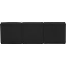 Meridian Ollie Black Boucle Fabric Modular Sofa IMAGE 3