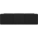  Manufacturer Color_Black -- Meridian Ollie Fabric 3 pc Sectional IMAGE 3