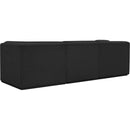  Manufacturer Color_Black -- Meridian Ollie Fabric 3 pc Sectional IMAGE 4