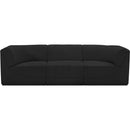  Manufacturer Color_Black -- Meridian Ollie Fabric 3 pc Sectional IMAGE 5