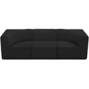  Manufacturer Color_Black -- Meridian Ollie Fabric 3 pc Sectional IMAGE 6