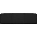  Manufacturer Color_Black -- Meridian Ollie Fabric 4 pc Sectional IMAGE 3