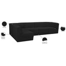  Manufacturer Color_Black -- Meridian Ollie Fabric 5 pc Sectional IMAGE 16