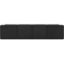  Manufacturer Color_Black -- Meridian Ollie Fabric 5 pc Sectional IMAGE 3