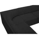  Manufacturer Color_Black -- Meridian Ollie Fabric 5 pc Sectional IMAGE 11