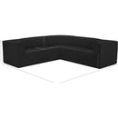  Manufacturer Color_Black -- Meridian Ollie Fabric 5 pc Sectional IMAGE 13