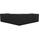  Manufacturer Color_Black -- Meridian Ollie Fabric 5 pc Sectional IMAGE 3