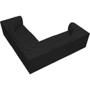  Manufacturer Color_Black -- Meridian Ollie Fabric 5 pc Sectional IMAGE 4