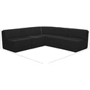  Manufacturer Color_Black -- Meridian Ollie Fabric 5 pc Sectional IMAGE 10