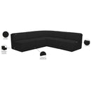  Manufacturer Color_Black -- Meridian Ollie Fabric 5 pc Sectional IMAGE 11